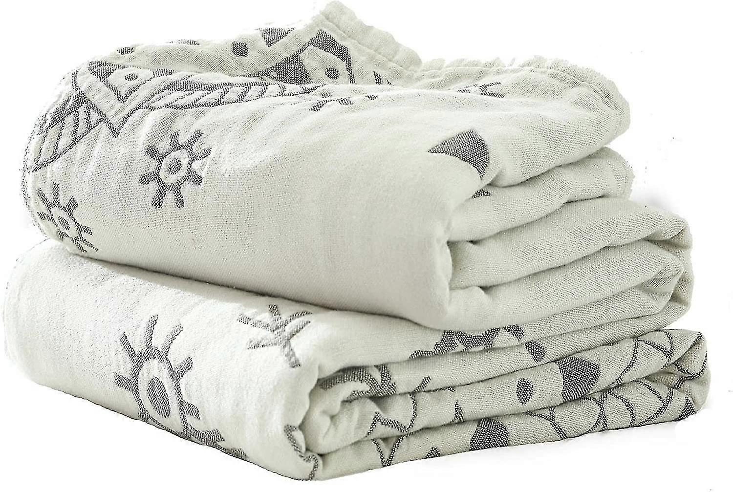 100٪ قطن بوهو سقف يومي سقف مزدوج الجوانب أغطية سرير - بيج 150x200 سم