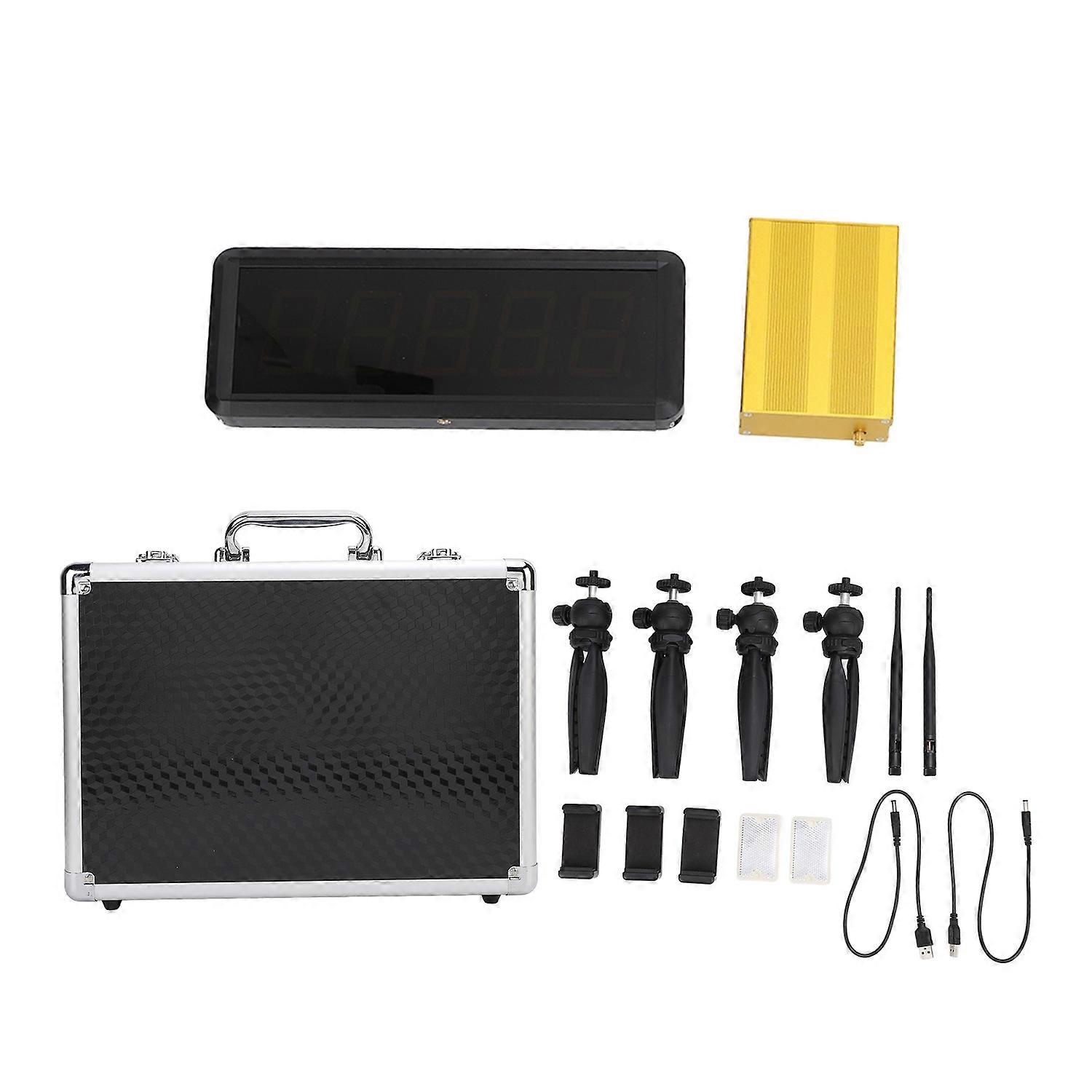 Wireless Timer 5 Digit Multifunctional Battery Operated Sprints Race Timer for Balance Bikes Rollerb