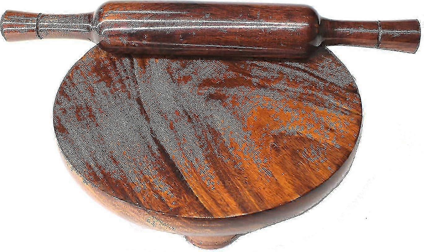 Roti Roller/chakla/rolling Pin Board/roti Maker/phulka Maker/chapati Maker Chakla/marble Rolling Pin/belan Compatible Home & Kitchen (brown)-d TOP