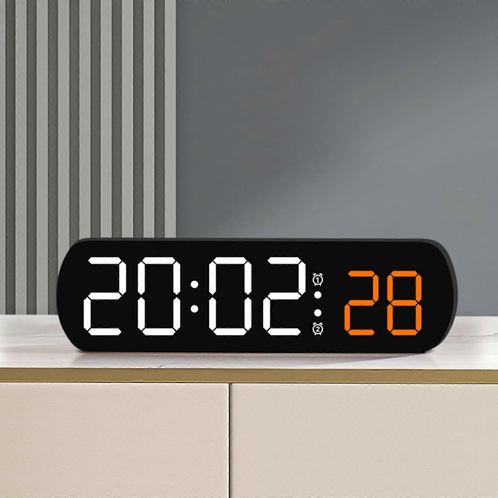 Electronic Clock Multi-functional LED Alarm Clock Temperature Jump Seconds Display Countdown Bedside Clock, Smart Household Appliances