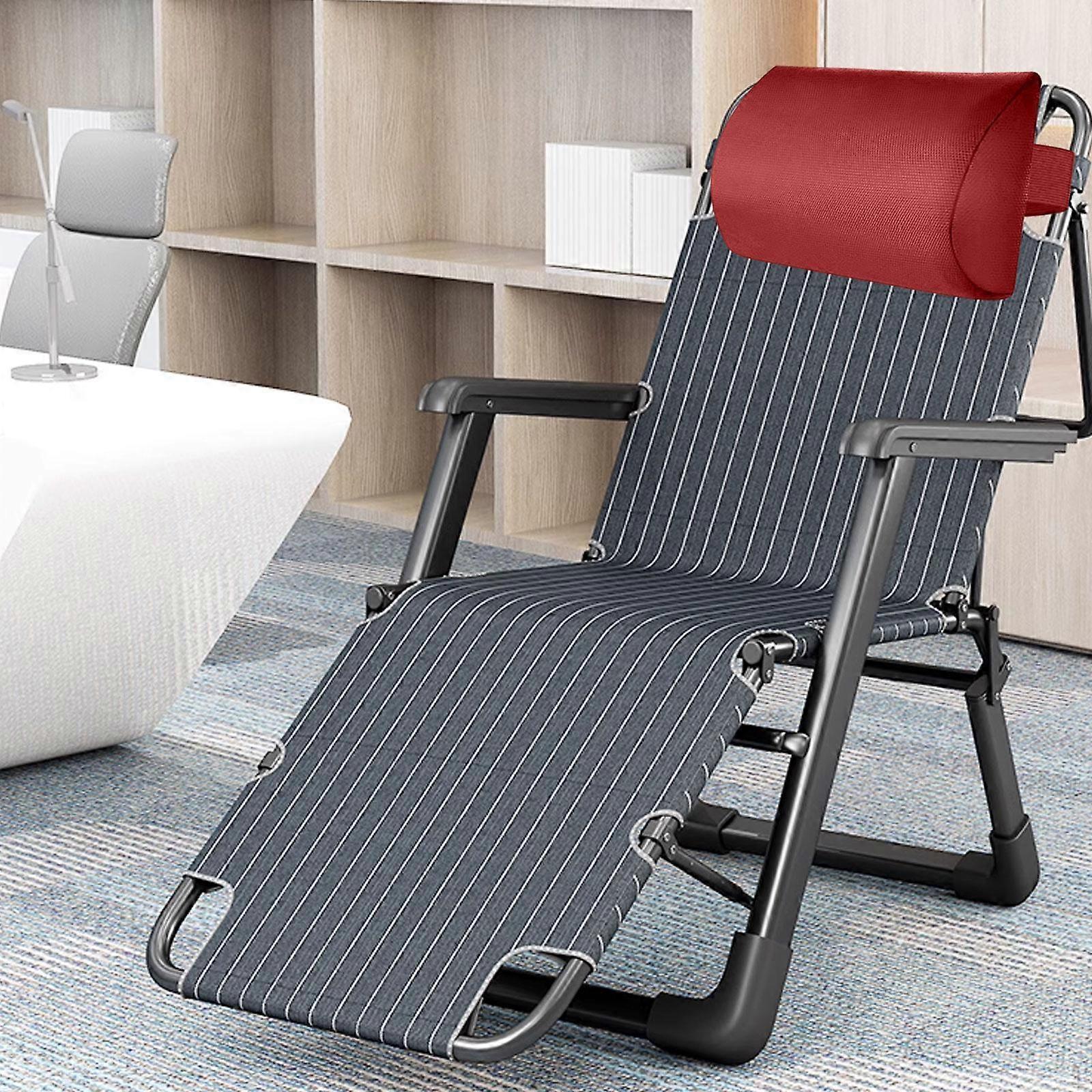 Lounge Chair Pillow Replacement Headrest Breathable Removable Soft Universal Padded Cushion