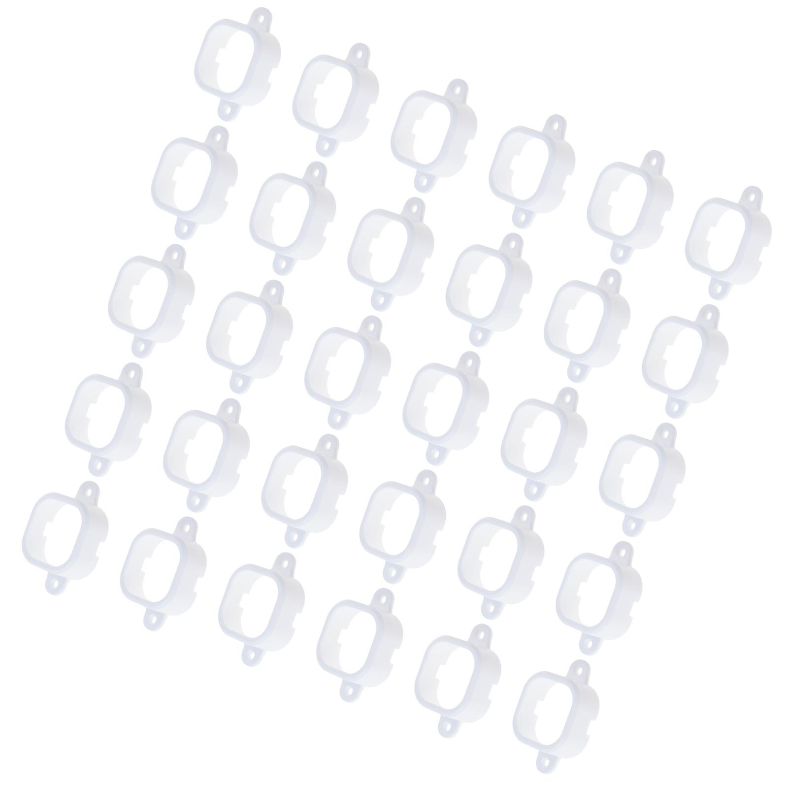 30pcs LED Light Mounting Brackets Installation Clip Courtyard LED Light Fixed Bracket for H706 Outdoor Lights Multicolor