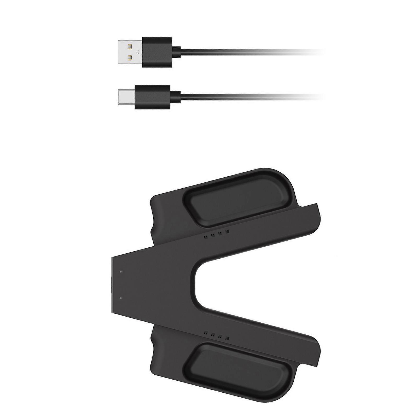 Charger Station Charging 2 Game Controllers Charger Grip Holder Dock Stand with Indicator Light for NS2 Multicolor