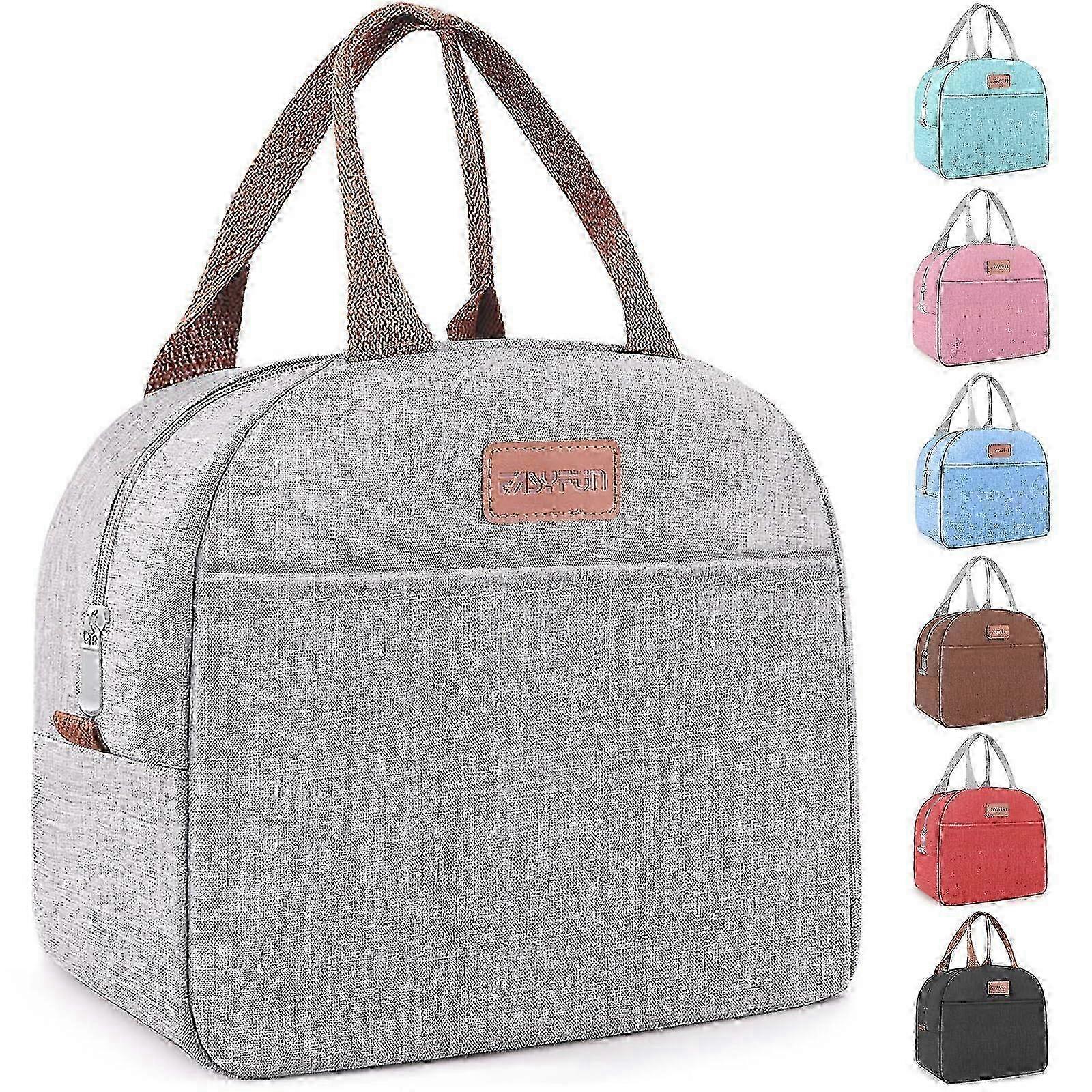 Insulated Leakproof Reusable Lunch Bag for Work Small Size