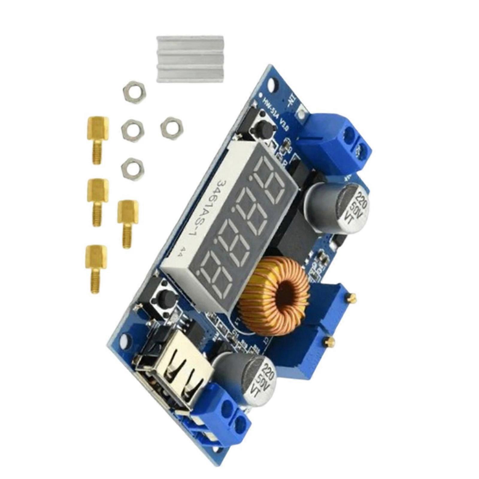 Adjustable Electricity Stepping down Module 4-38V to 1.25-36V 75W Power Supply Circuit for Circuit Integration Power Adapter Multicolor