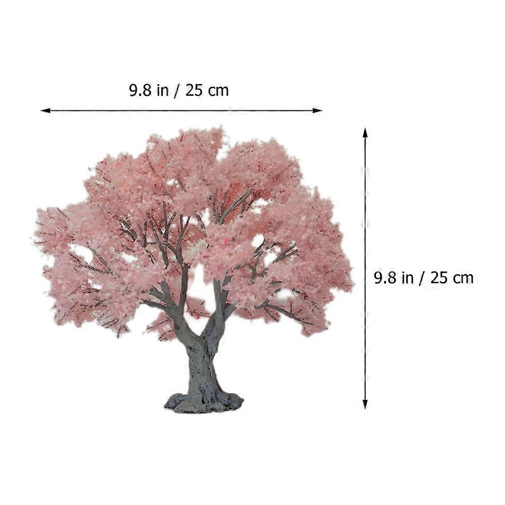 Sand Table Tree Model for Decoration Handmade DIY Pink Simulation Tree