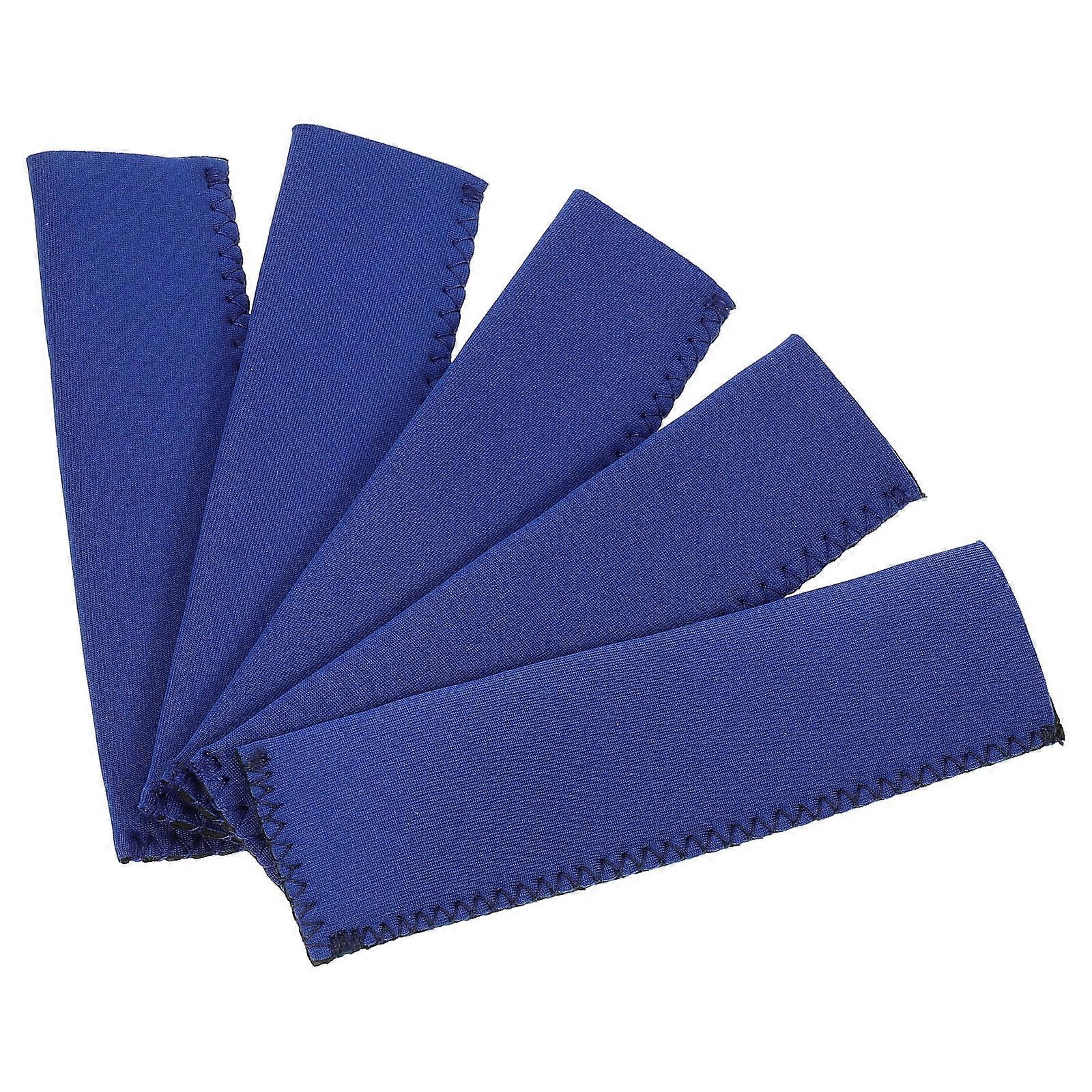 5Pcs Reusable Popsicle Sleeves Solid Color Ice Popsicle Covers Popsicle Holders
