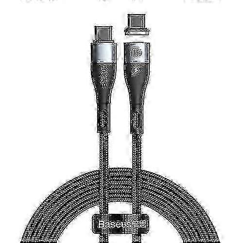 Baseus Catxc-q01 Zinc Magnetic Series 100w Pd Usb-c / Type-c Till Usb-c / Type-c Snabbladdningsdata Cabl
