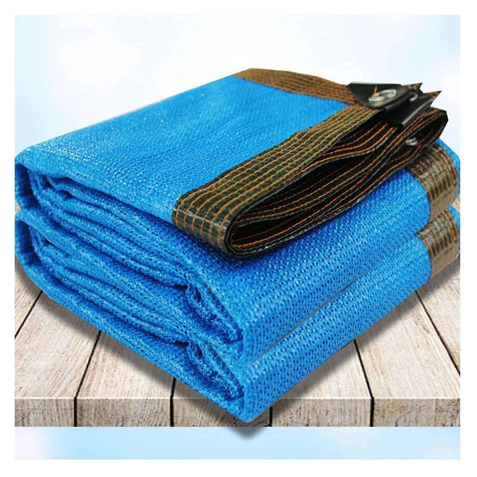 Sun Shade Sail Rectangle UV Block Breathable Canopy for Patio Garden Yard Pergola 3×5m Blue