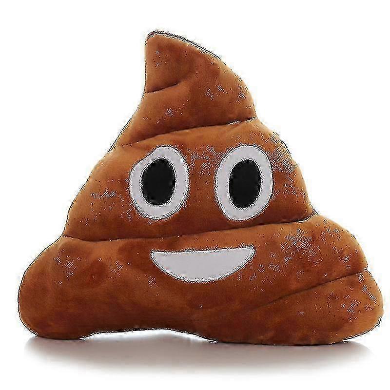 Coussin en peluche en forme de caca rigolo pour enfants, peluche douce, cadeau d'Halloween