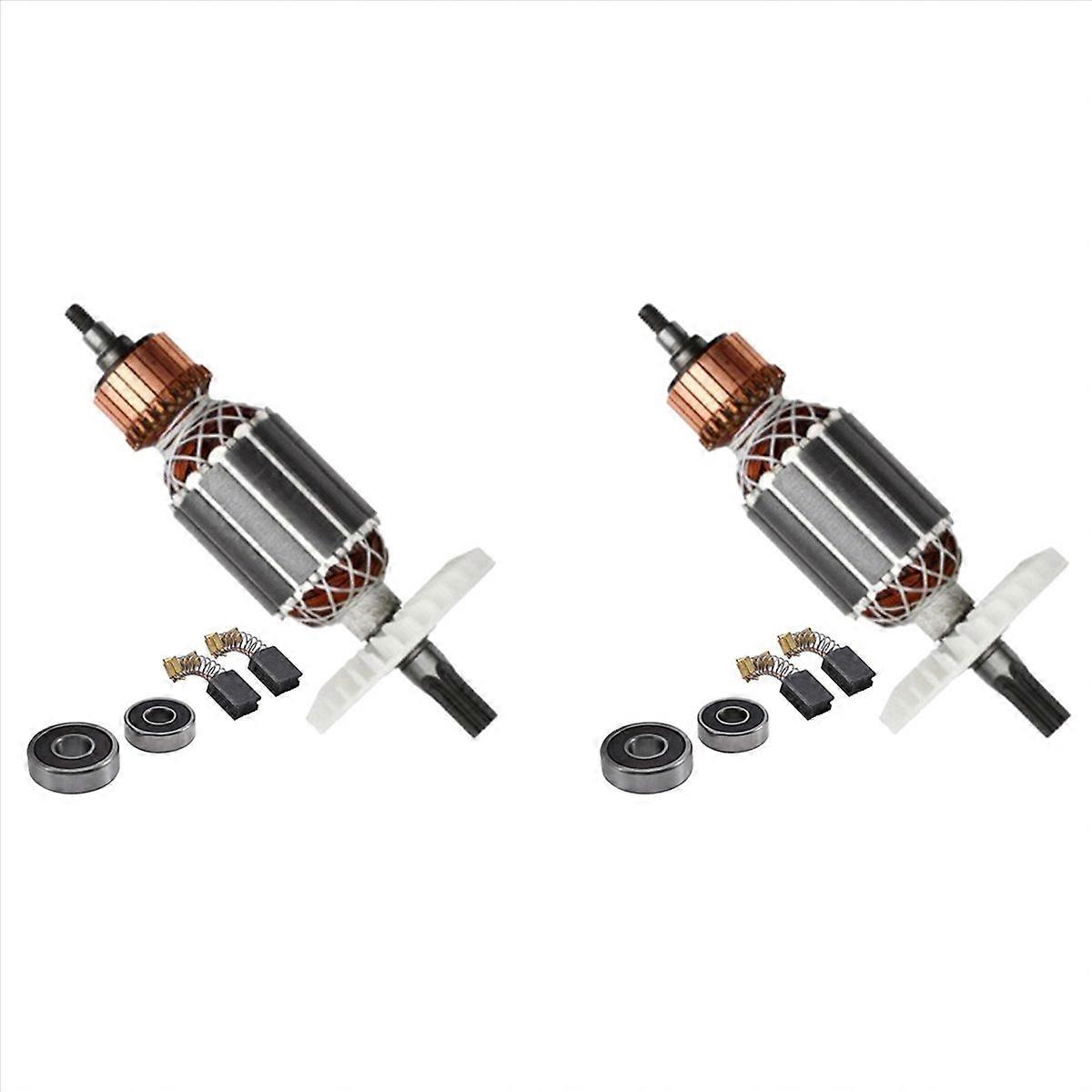 2X 220V Rotor Anchor Replace for 360591E DH40MRY DH40M DH40MR DH40SR Spline Shank Rotary Hammer