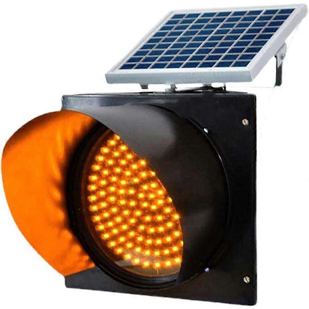 Yellow LED Traffic Warning Light IP65 Waterproof Outdoor Emergency Lamp For Intersections, Curves, Bridges