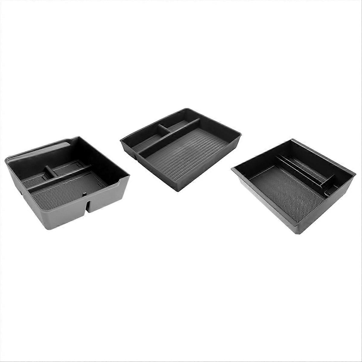 For Tesla Console Armrest Hidden Drawer Storage Box Accessories