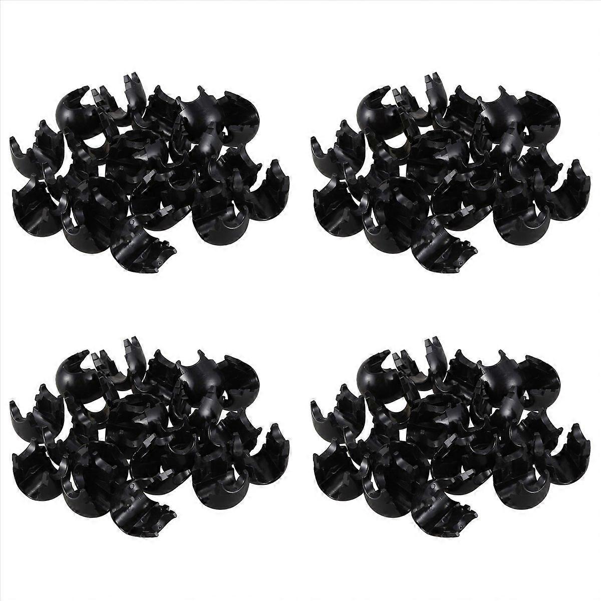 10Pcs Climbing Rope Net Plastic Connector Net Buckle Climbing Black