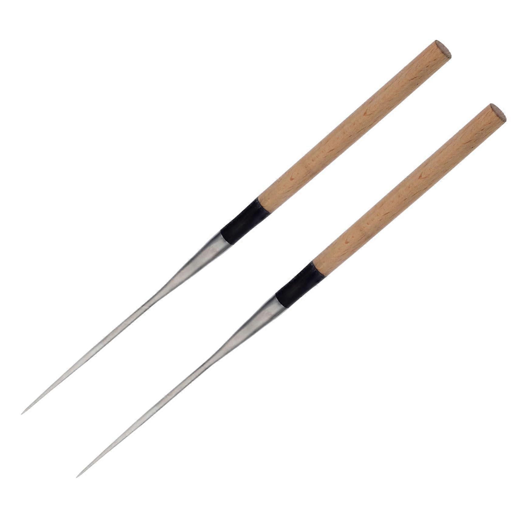 Japanese Sushi Chopsticks Stainless Steel Wood Handle for Sashimi Plating and Precise Food Handling