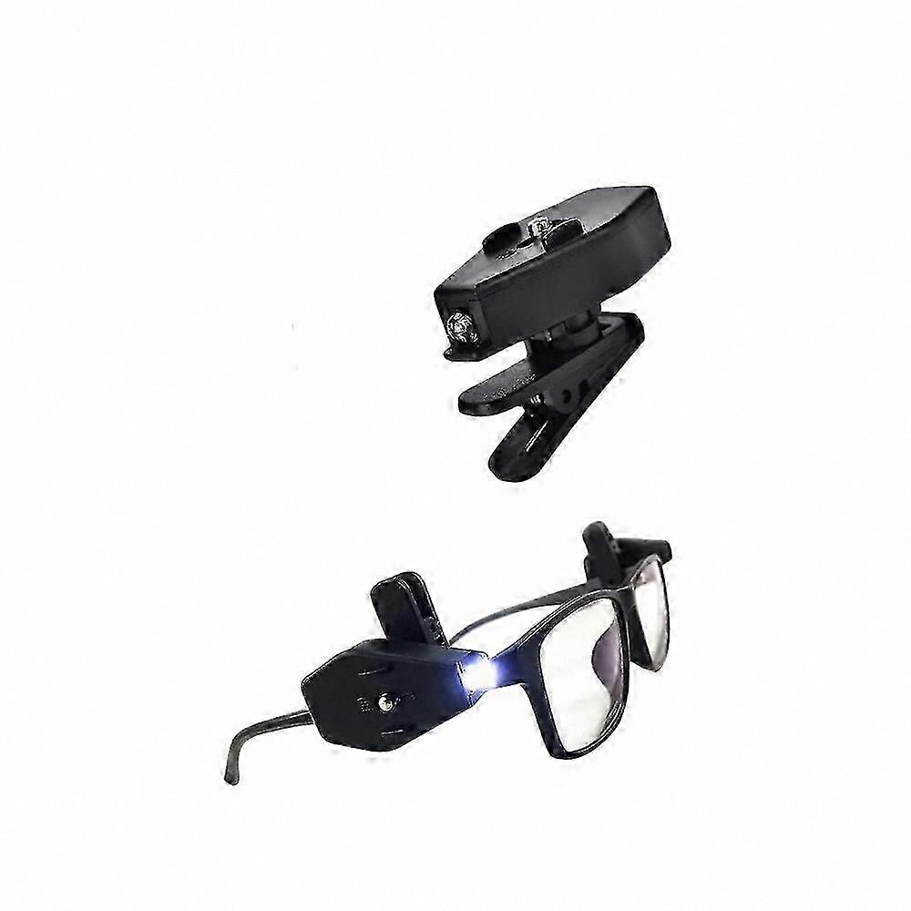 LED Reading Light for Glasses, Flexible Universal Book Light with Clip