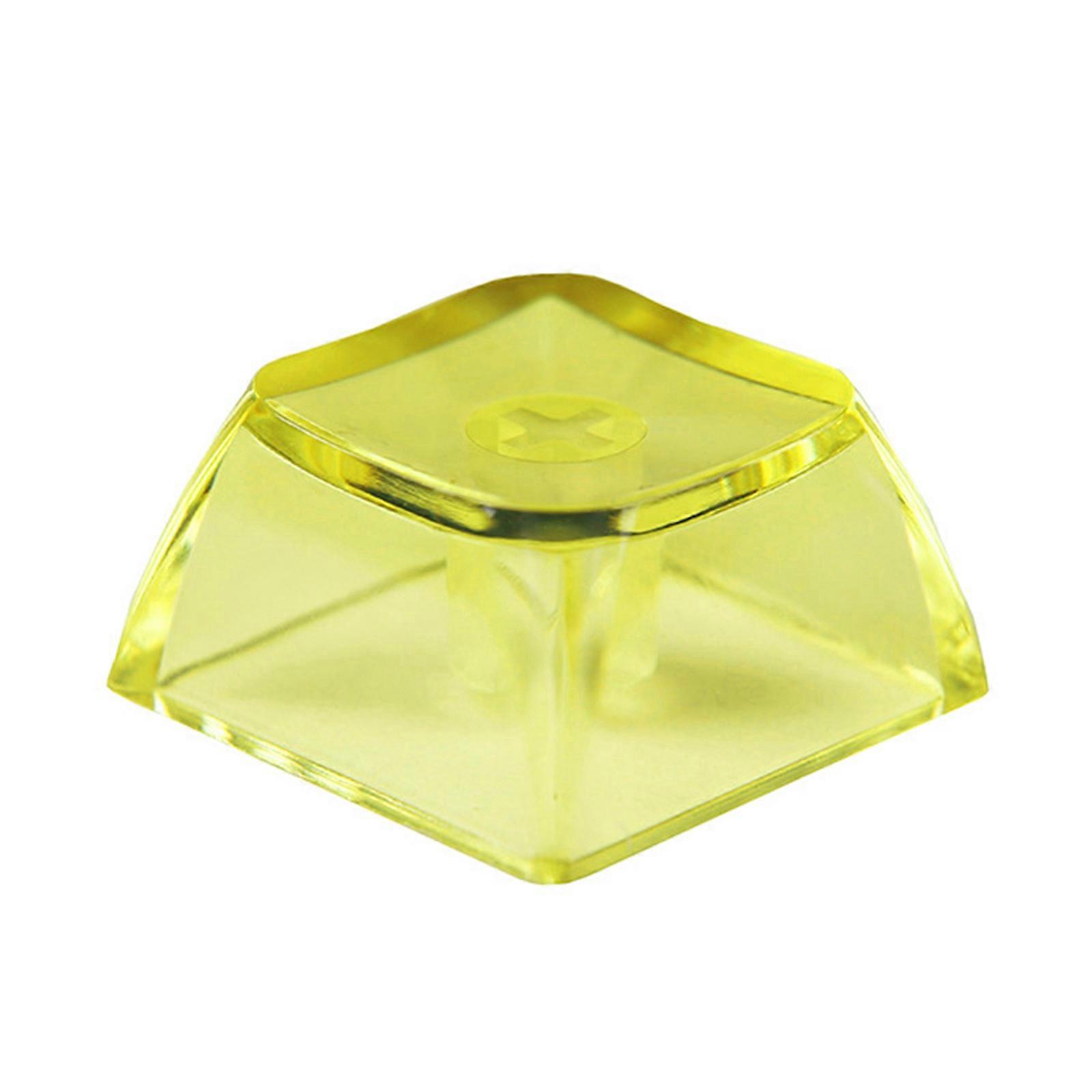 XDA2 Height Keycap Multicolor Ball Cap Backlit 1U Small Keycaps 9.3mm Height for Mechanical Keyboard  Yellow