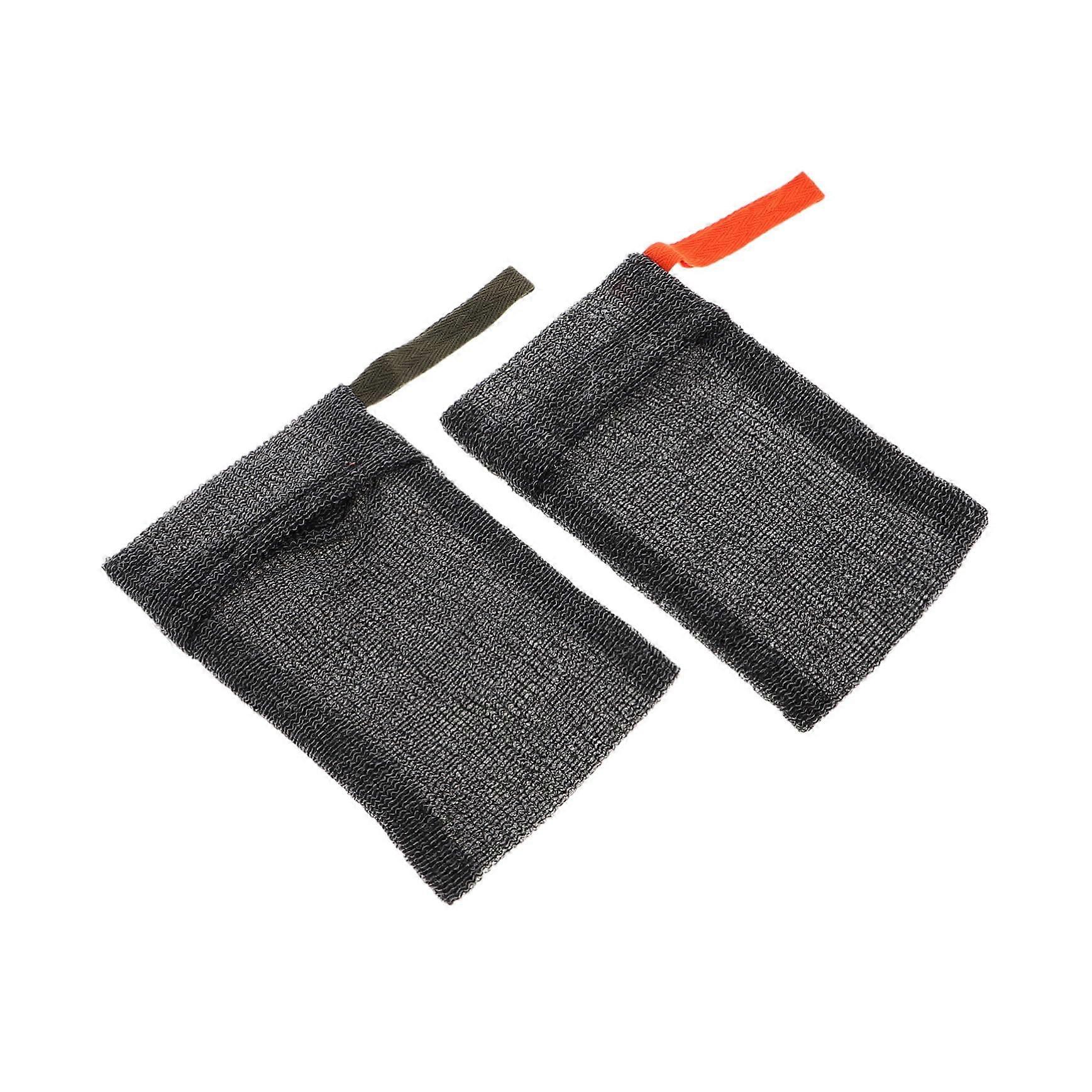 2Pcs Nylon Soap Saver Bag for Rich Lather, Reusable Foaming Mesh for Bath, Face and Laundry