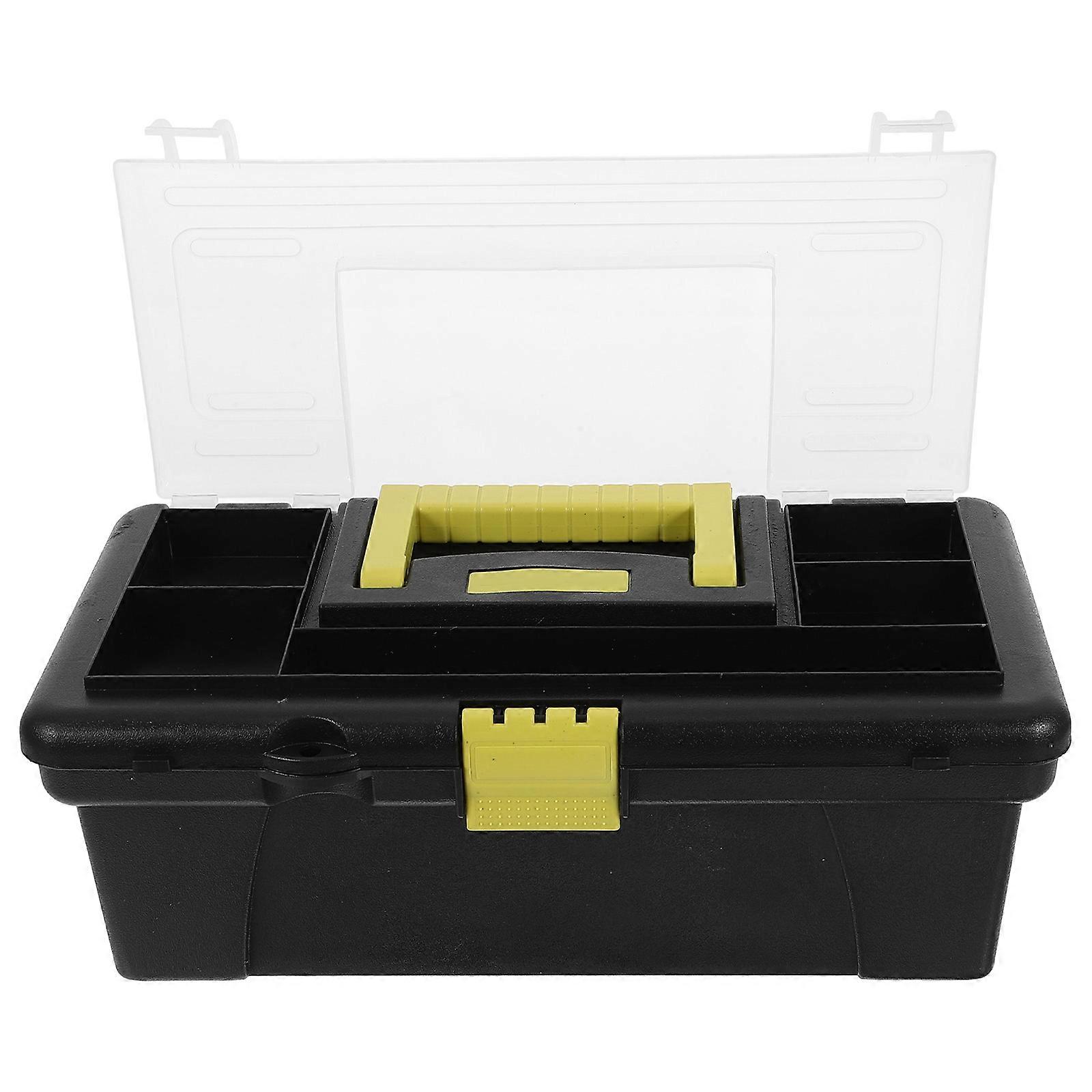 Durable Plastic Tool Box Household Tools Storage Organizer with Handle