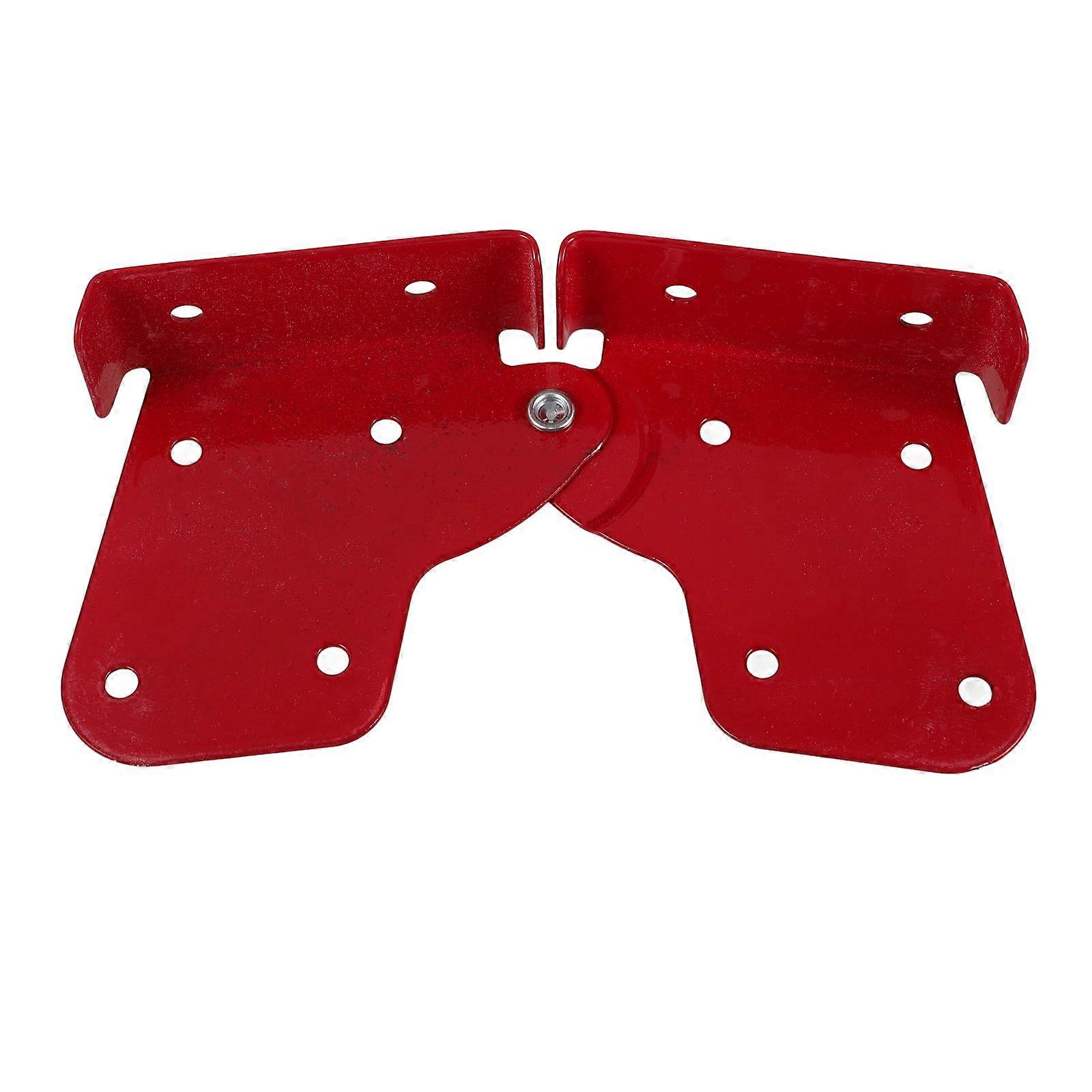 Red Attic Ladder Hinge Replacement Kit for Door 1 Piece Iron Durable