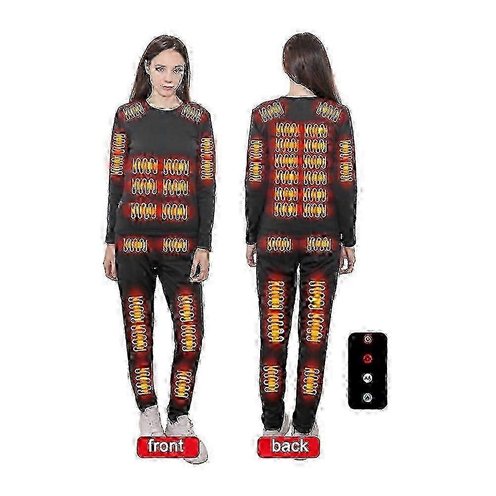 Ropa interior térmica calefactable para hombre y mujer, con USB, multizona e inteligente.