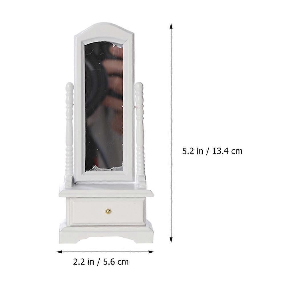 Full-Length Mirror Model for Decoration 1Pcs Miniature Dressing Mirror