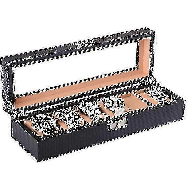 6 Grid Pu Watch Box Jewelry Stora Box mi