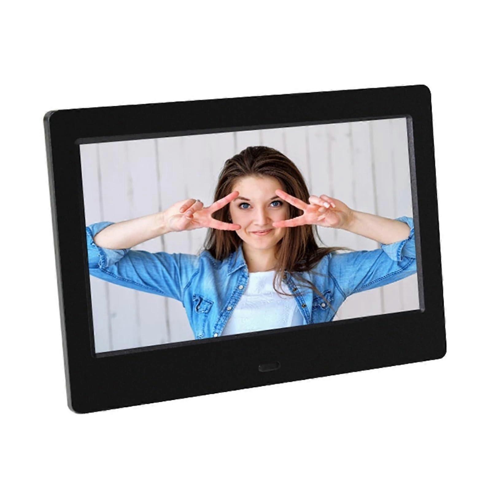 7 Inch Screen LED HD IPS 800x480 Digital Photo Frame MP3 MP4 Movie Player Smart Digital Picture Frame Black