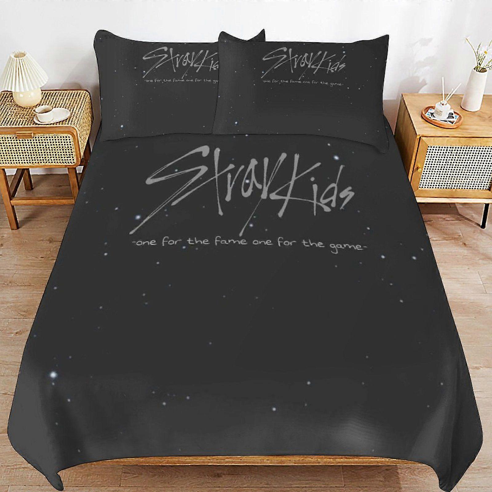 Stray kids Soft Touch Comfort Fit Easy Zip Bedding Solution Machine Washable Duvet Cover Sets Option