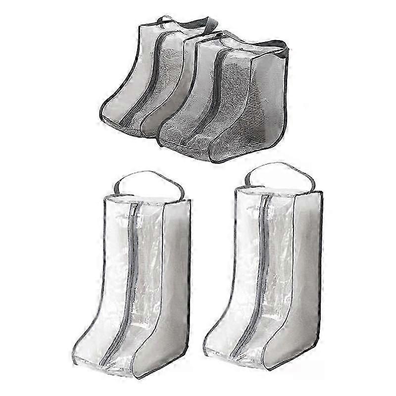 4pcs Waterproof Boot Storage Bags Tall Short-JJ