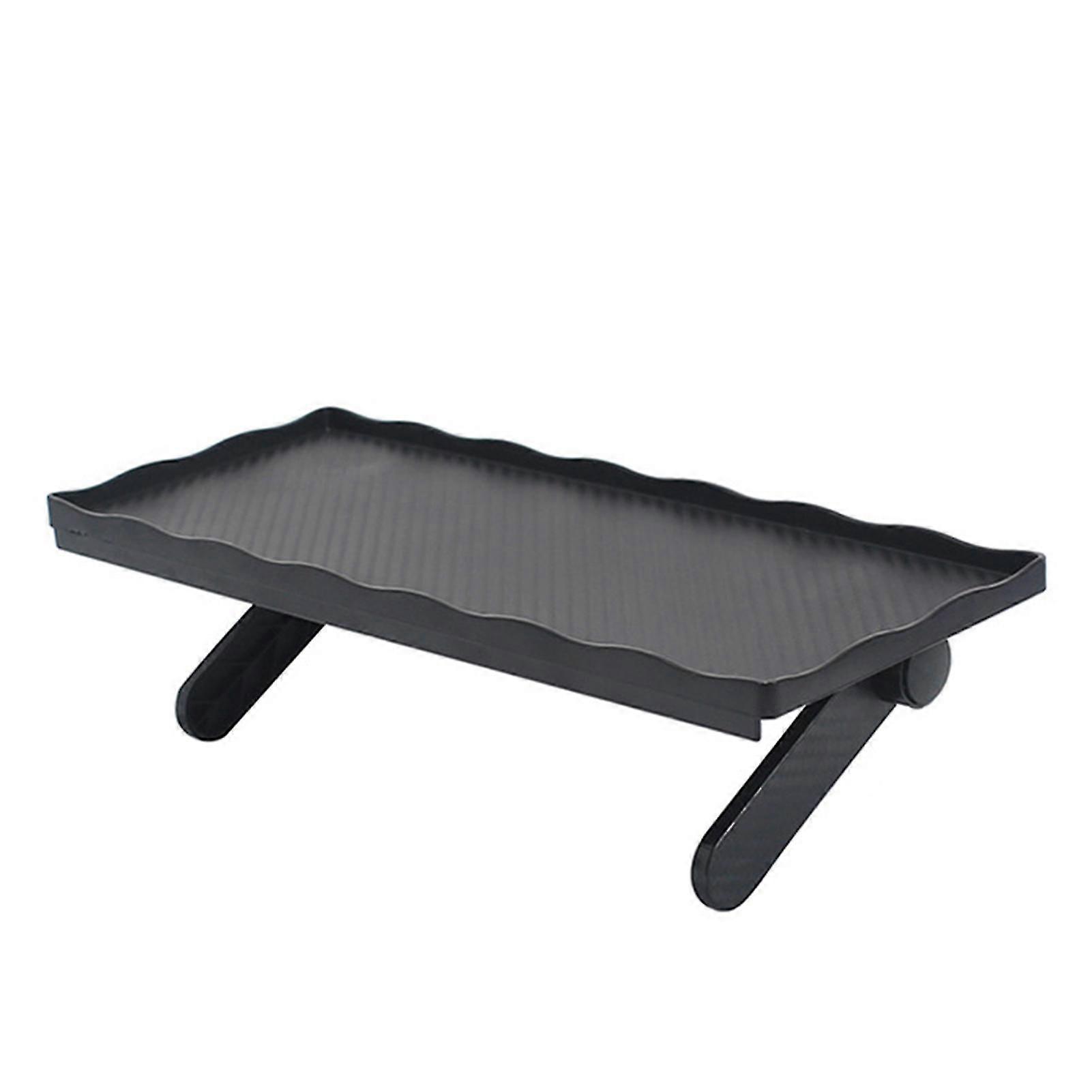 Computer Monitor Rack Foldable Adjustable Angle Abs Screen Tv Top Storage Bracket For Home