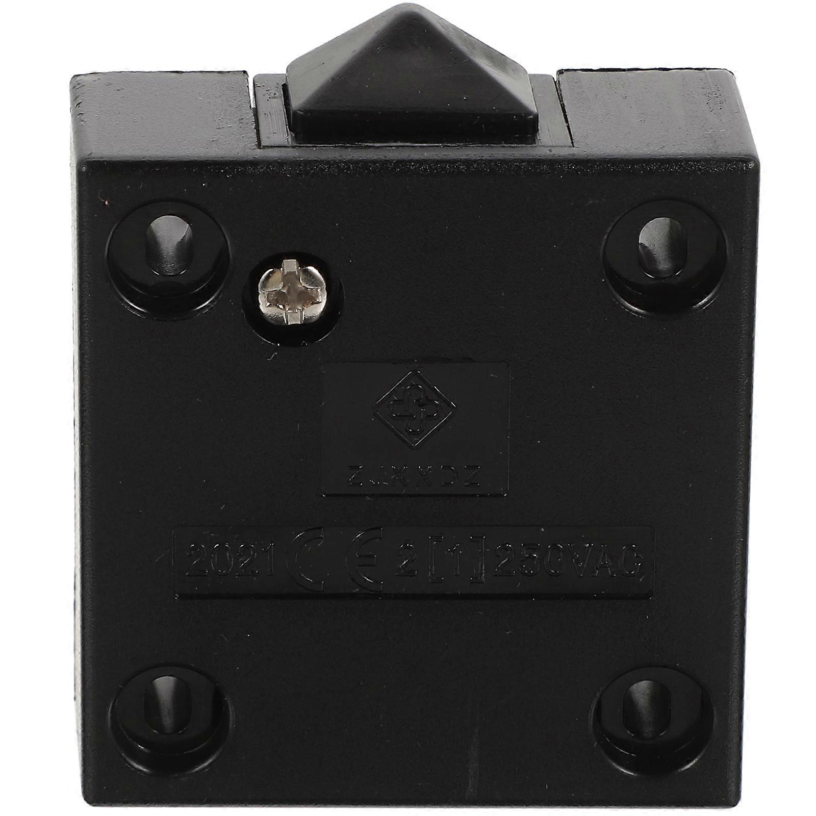 Door Control Switch Wardrobe Light on Off Switch Black Plastic