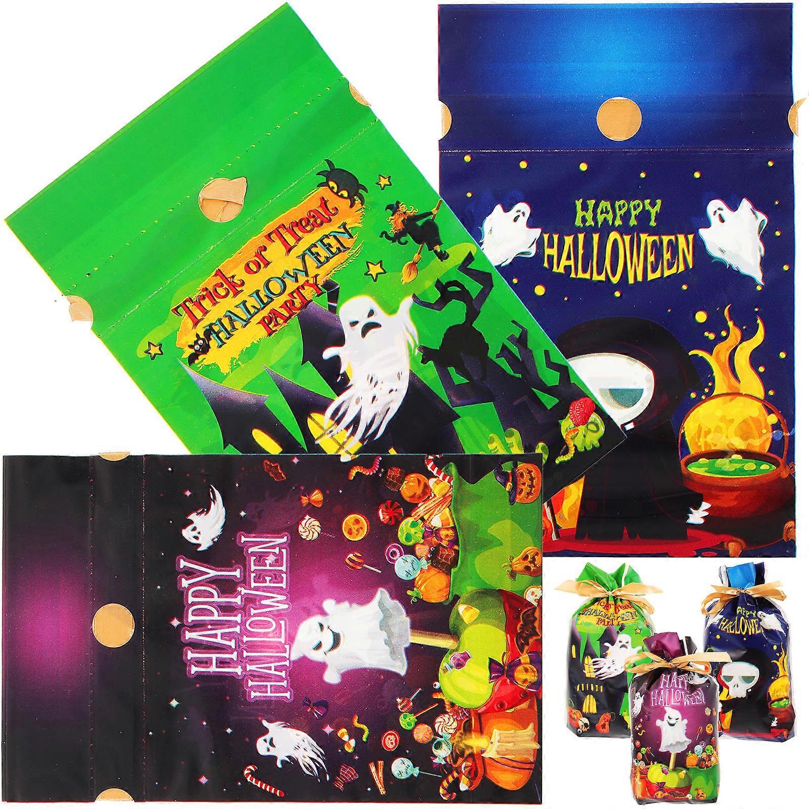 Halloween Gift Bags Drawstring Pack for Storage Use 150Pcs Material