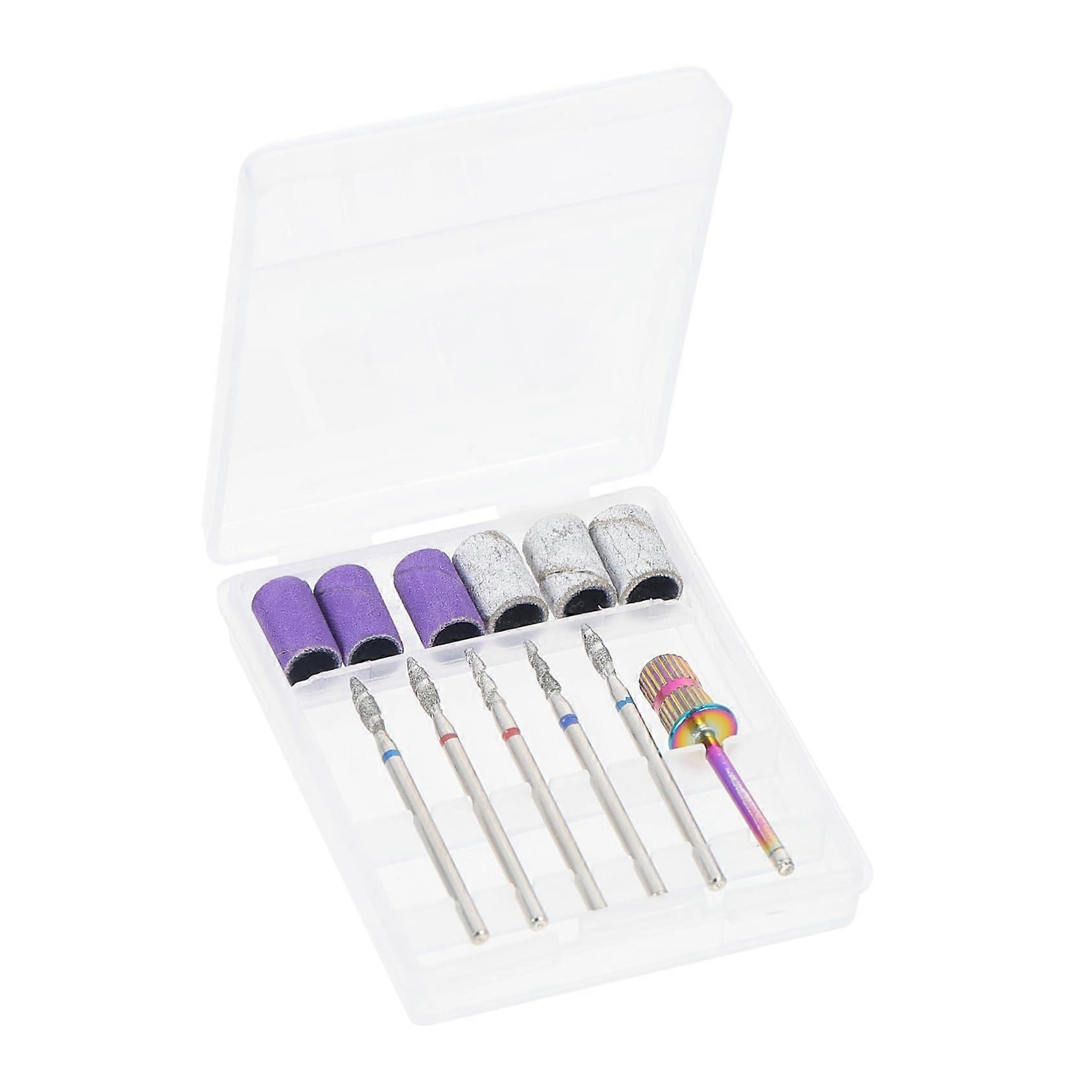 Nail Drill Bits Set Tungsten Carbide for Precise Shaping and Smooth Polishing Manicure Pedicure Tools