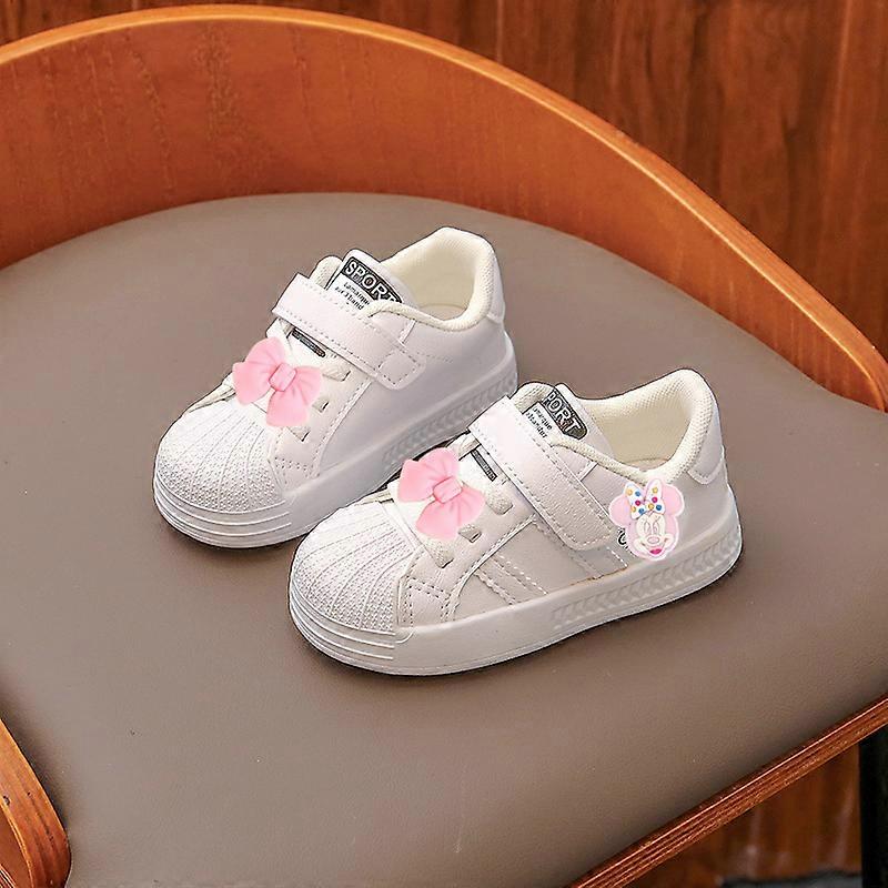 Disney Kids Sneakers Spring fall New Boys Casual Shoes Girls Toddler Shoes Baby Low Top Board Shoes Mickey Mouse first walkers