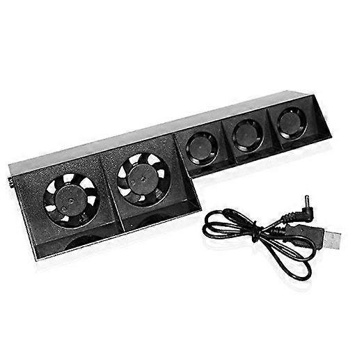 Cooling Fan USB External Turbo Mode FiveFan Airflow Boost for PS4 Overheating Prevention