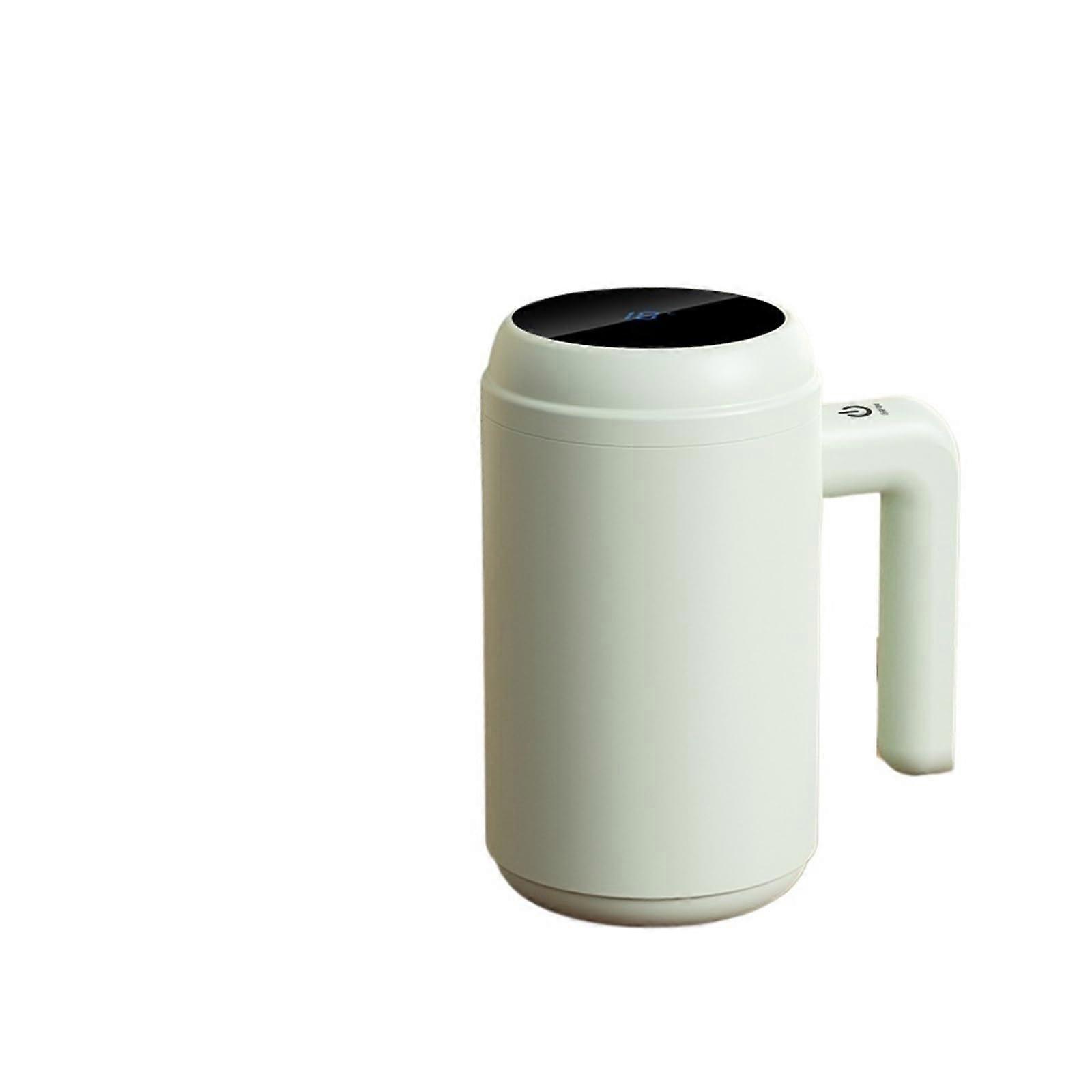 Electric Protein Shaker Cup with Temperature Display, TypeC Rechargeable Blender Bottle Mint Green