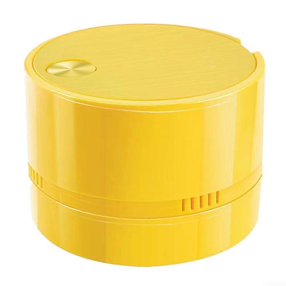 Mini Vacuum Cleaner Cordless Handheld  Suction for Desk Keyboard Car Office Yellow
