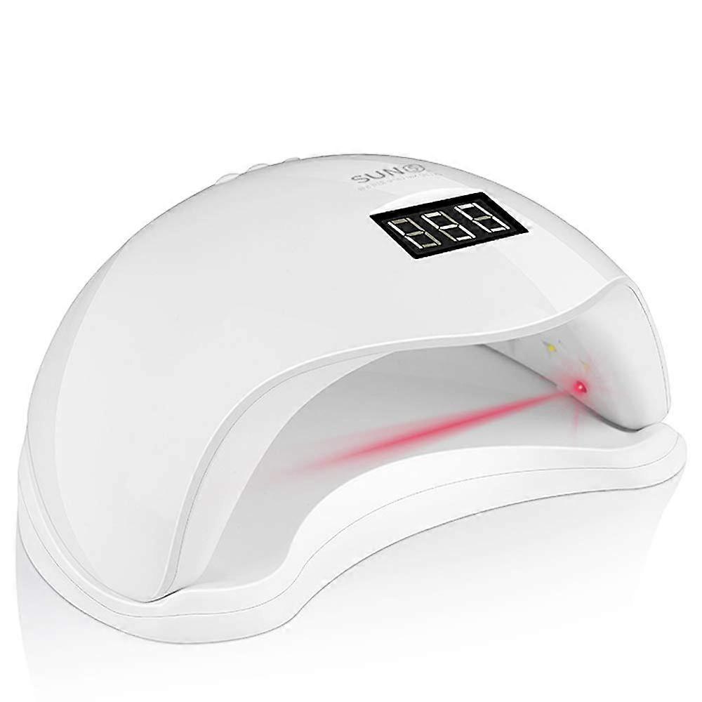 48W UV LED Nail Lamp with Smart Sensor, Fast Even Curing and 4 Timer Modes for Gel Polish