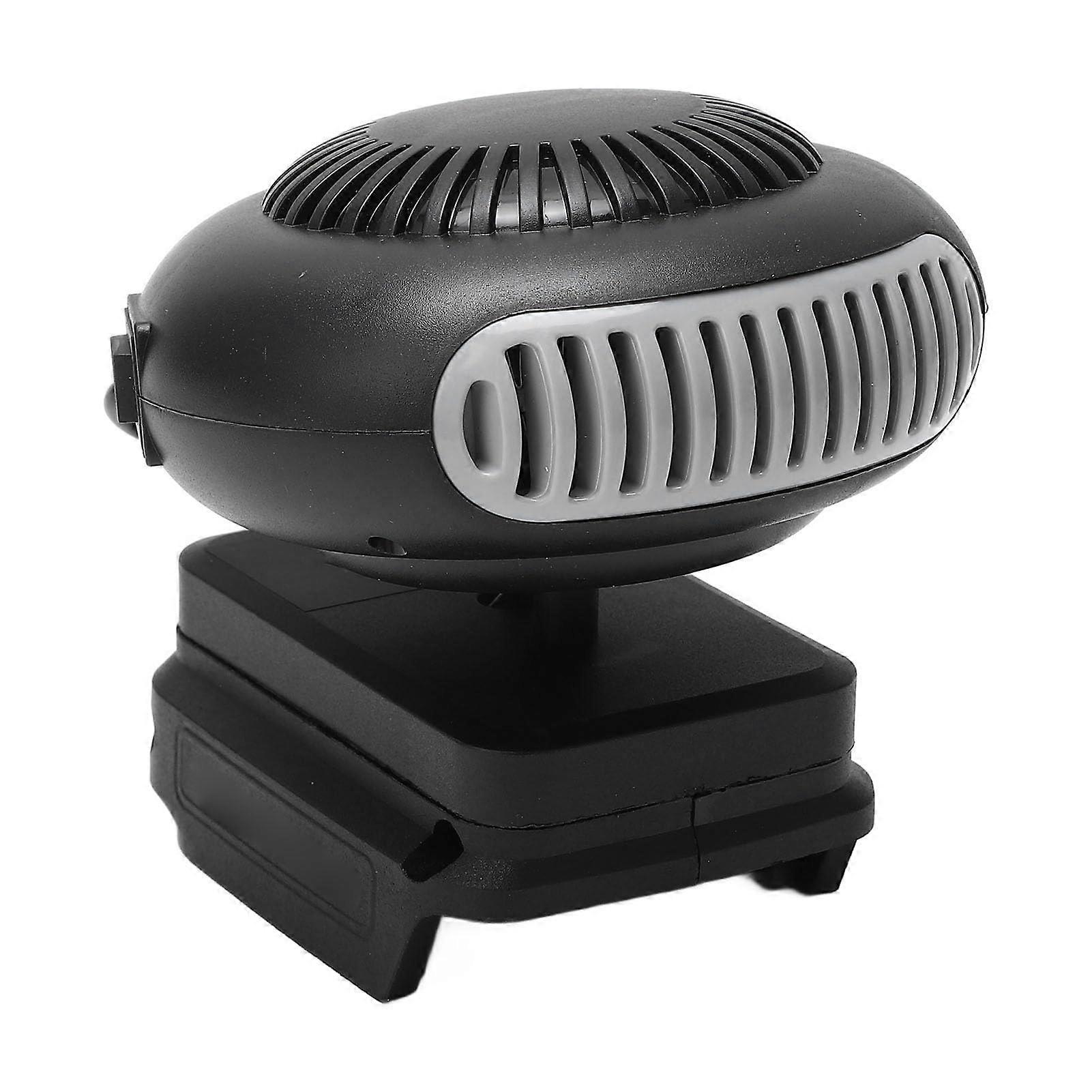 18V Battery Powered Portable Space Heater with Dual Temperature Settings, Quiet and Compact
