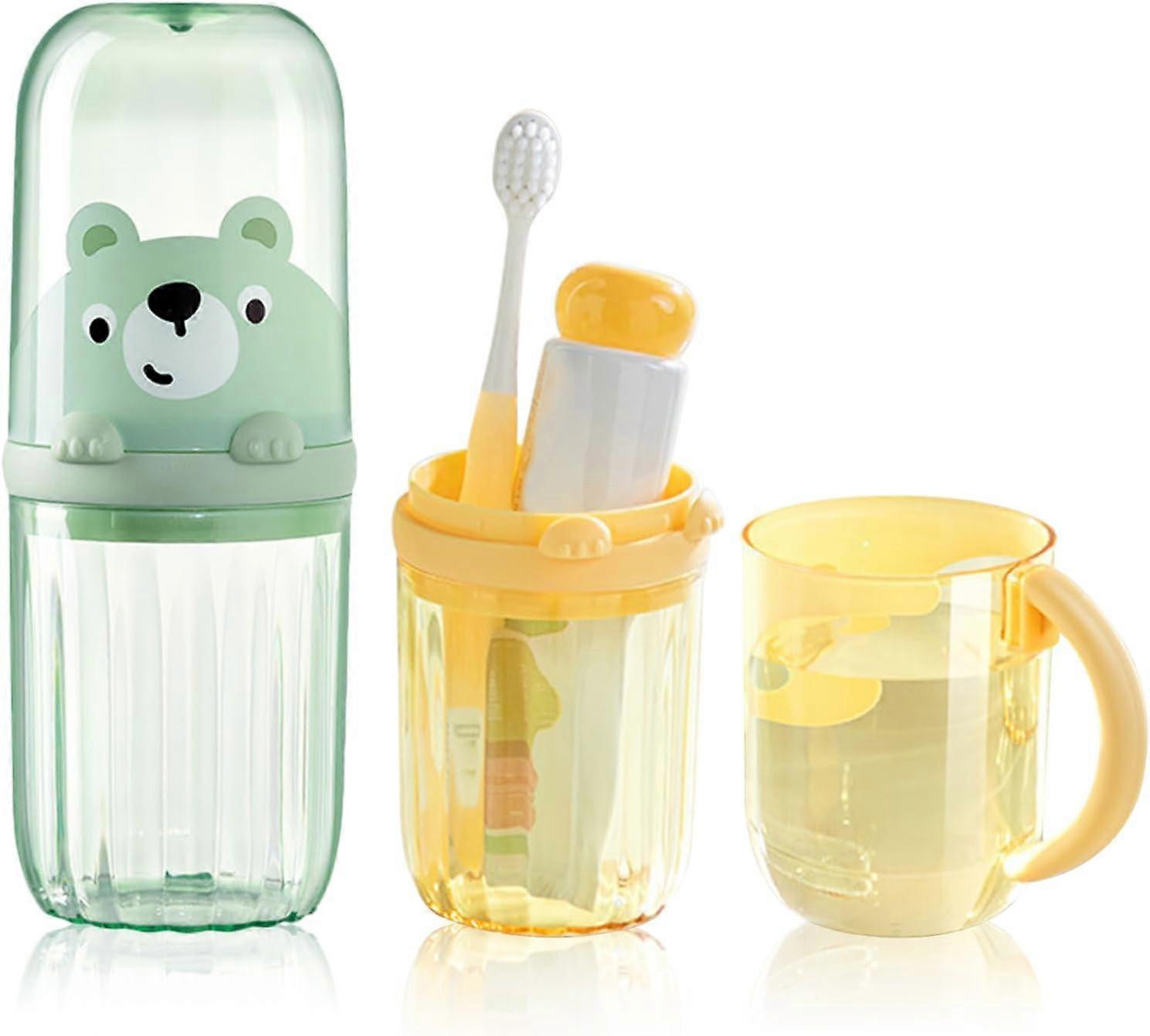 1-Piece Travel Toothbrush Case Set with Detachable Handle