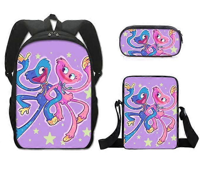 Fortnite Fortnite Backpack Large Capacity Three-piece Set Peripheral Backpack Student School Bag