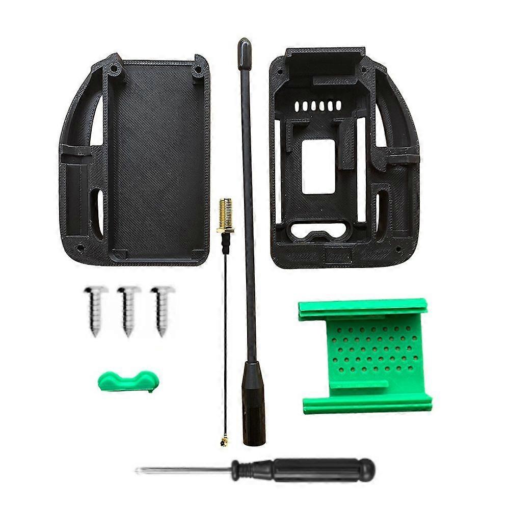 For Meshtastic Heltec V4 Case Antenna 0.96inch OLED Solar Powered LoRa 32 Dev-Board Module Case A