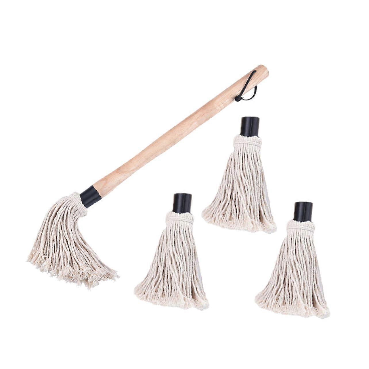 BBQ Basting Brush with Replaceable Heads, Reusable Handle for Grilling, Baking and Cooking