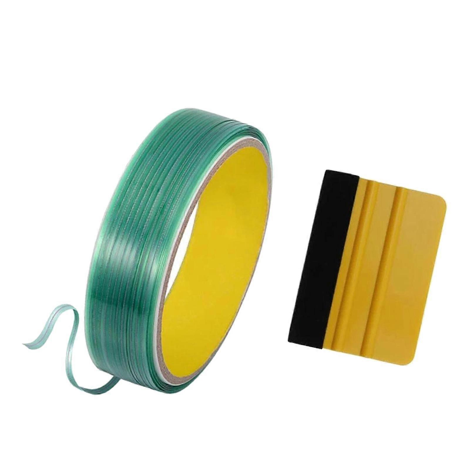 Vinyl Wrap Cutting Tape Scratch Resistant Seamless Application with Squeegee