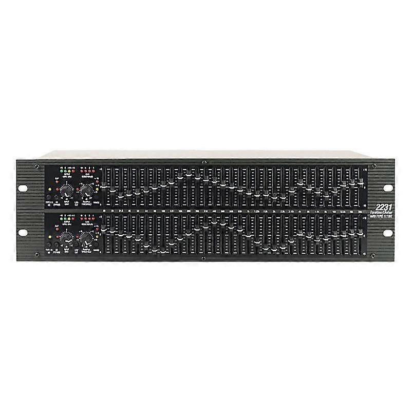 2231 Equalizer Anti-Feedback Audio Performance Stage Conference Effects Processor Noise Reduction Digital Processor