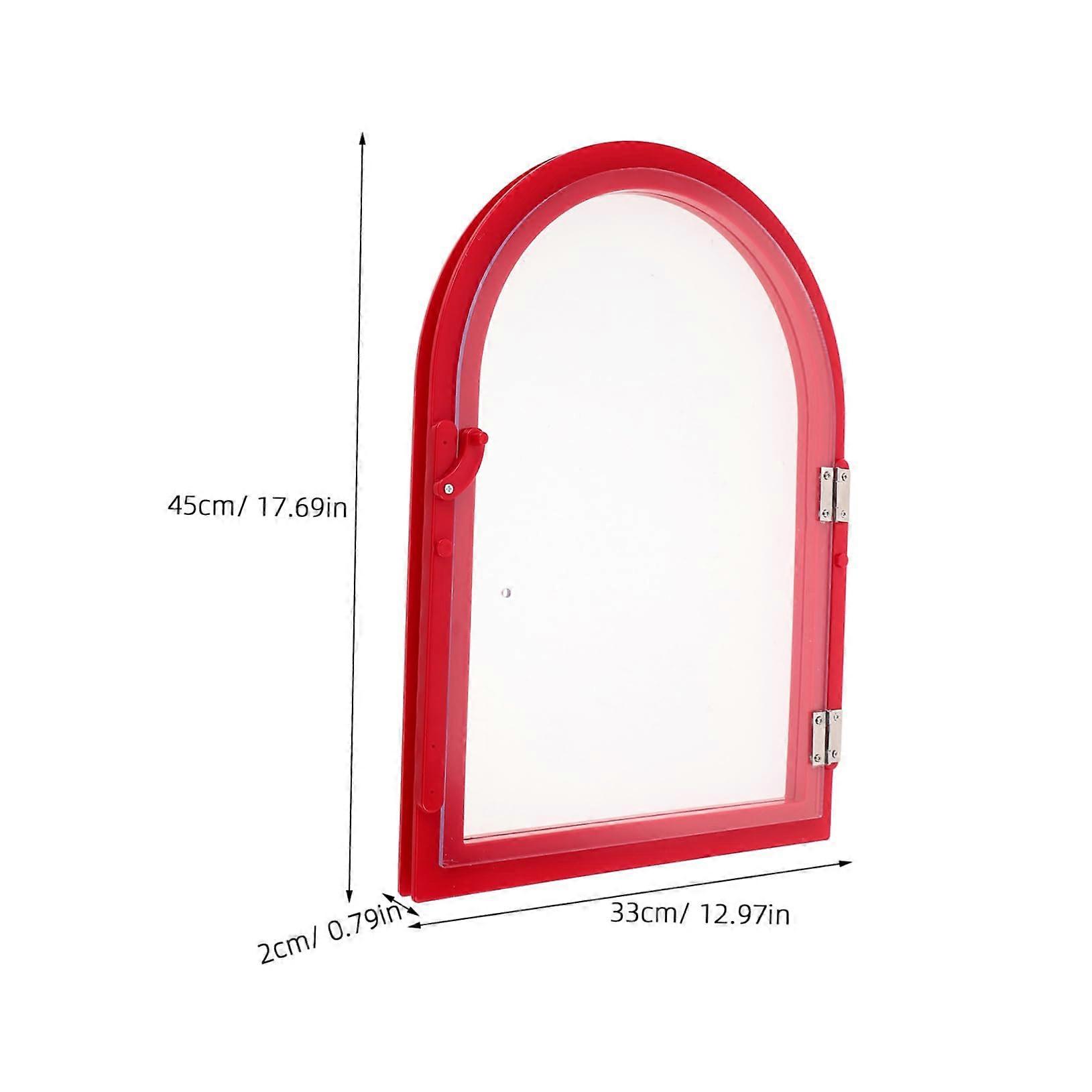 Cabinet Door Replacement Acrylic Window Panel with Sealed Dust Protection for Kitchen Cabinets