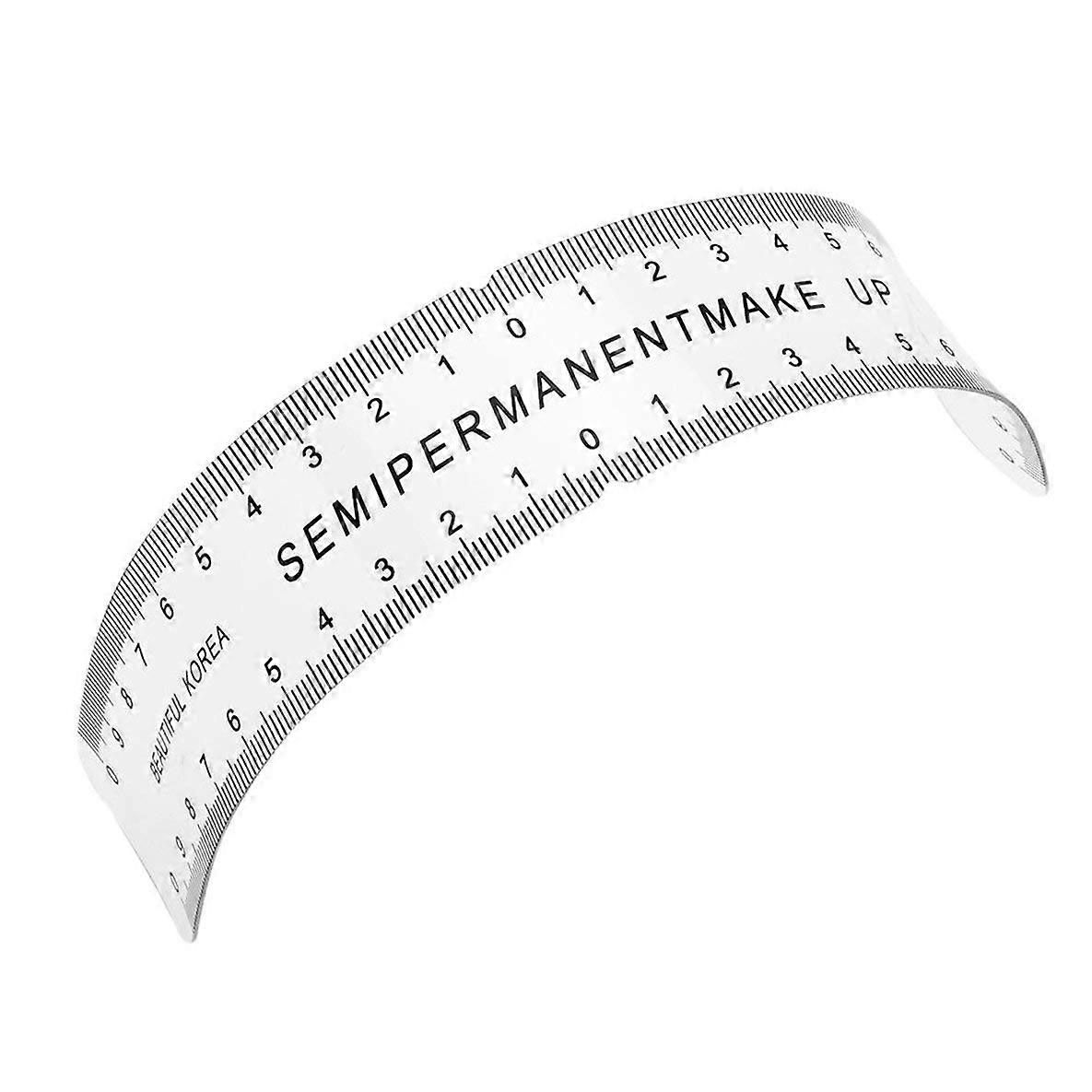 Microblading Eyebrow Ruler with Accurate Brow Symmetry, Reusable Mapping Tool for Permanent Makeup