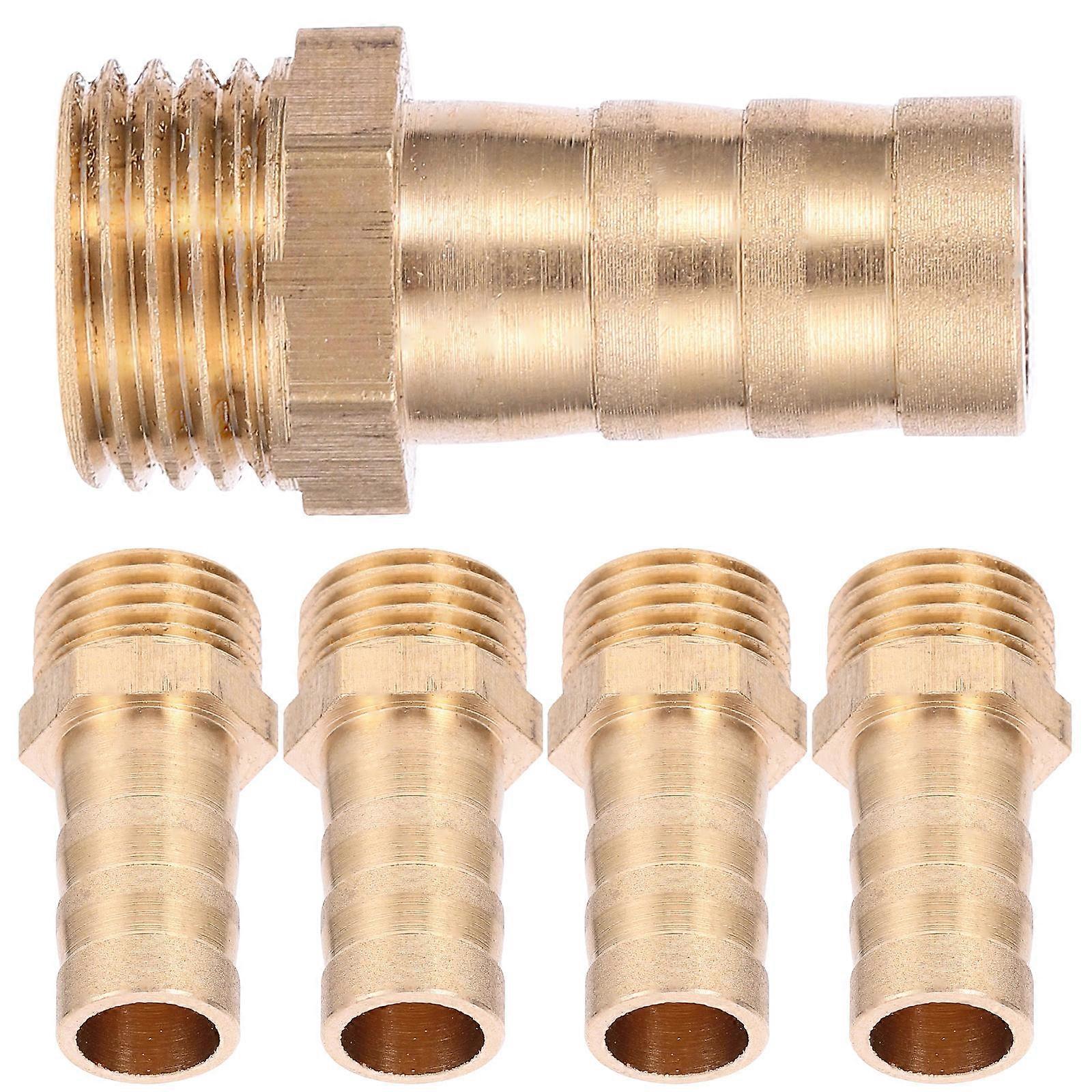 Hose Connector Pipe Fitting for DIY 5Pcs Straight Fitting