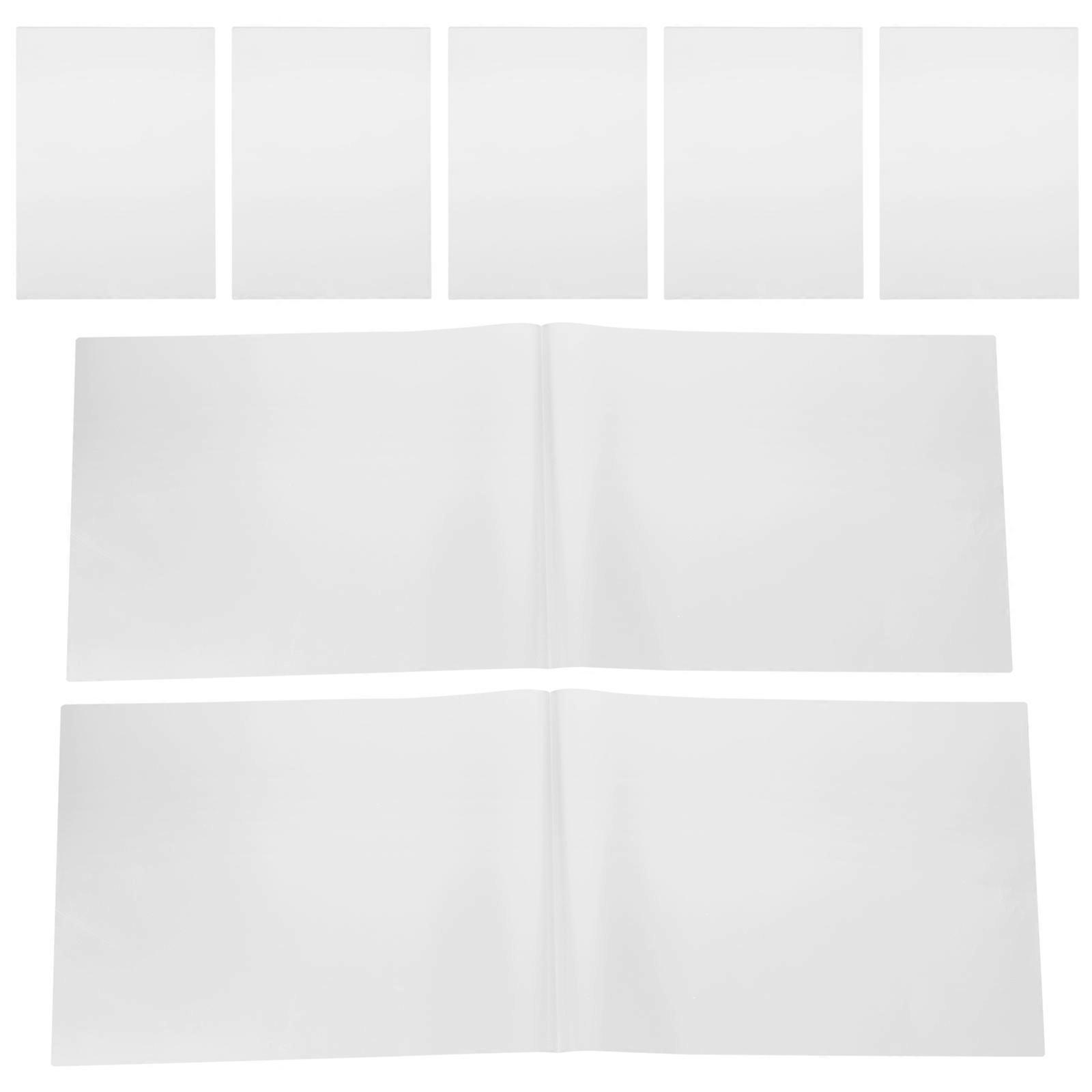 Clear Transparent Thermal Laminating Sheet for Document Protection 100Pcs